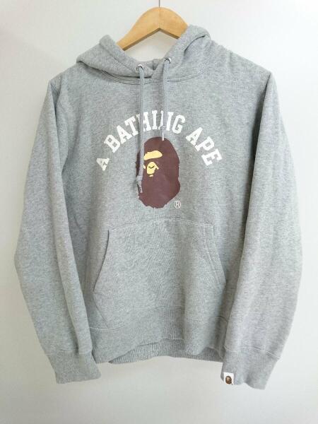 BAPE - Grey Hoodie W/ Logo