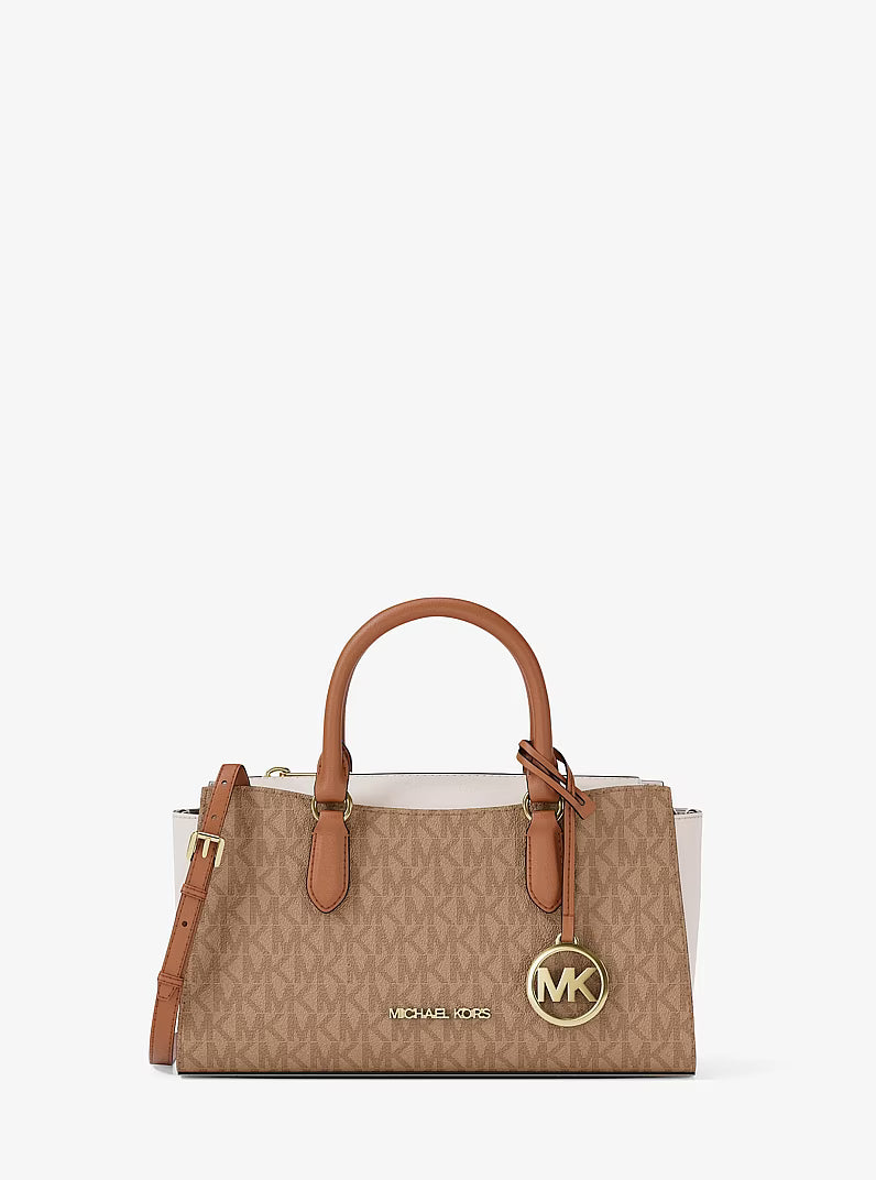 Arden Small Signature Logo Messenger Bag