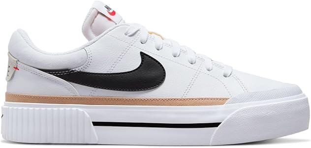 WMNS Court Legacy Lift - White/Black-Hemp
