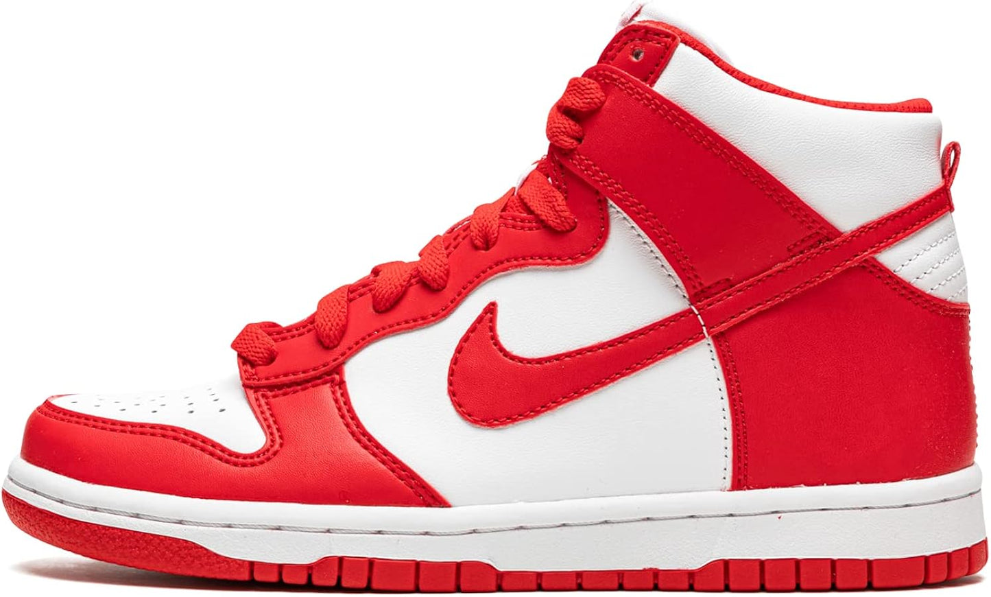 Nike Dunk High (GS) - White/University Red