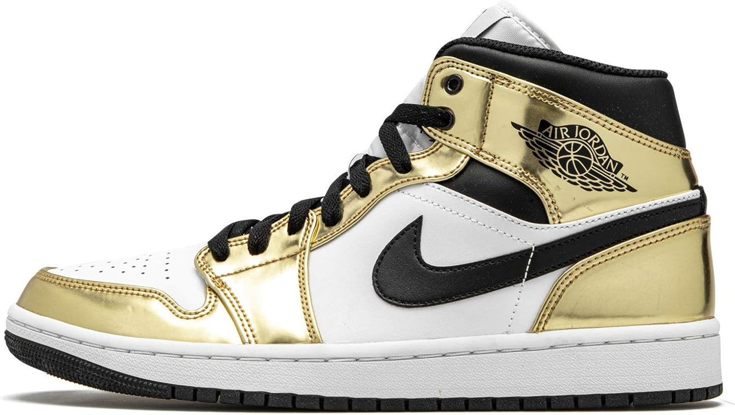 Air Jordan 1 Mid SE - Metallic Gold/Black-White