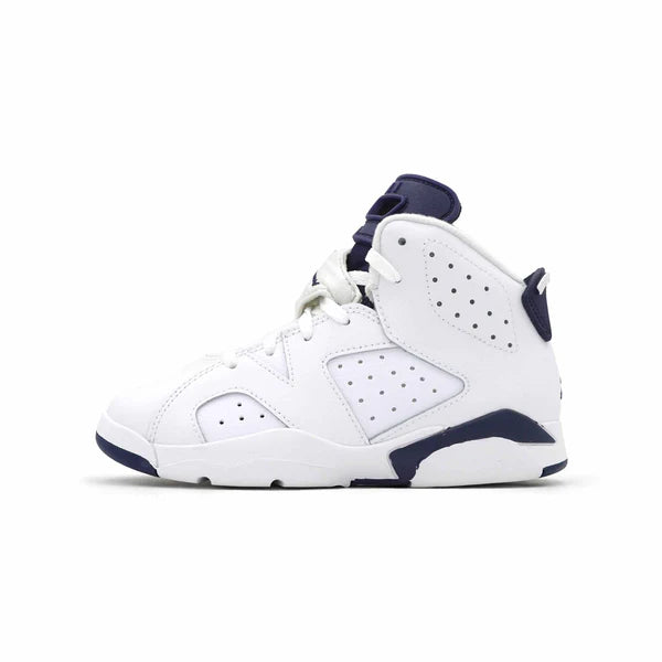 Jordan 6 Retro (PS) - White/Midnight Navy
