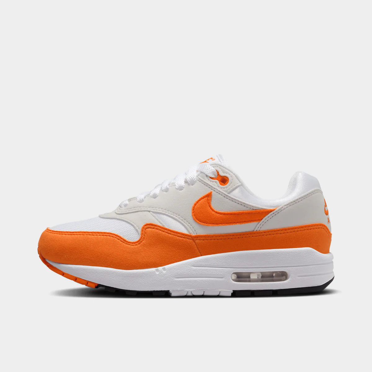 W Air Max 1 - Neutral Grey/Safety Orange