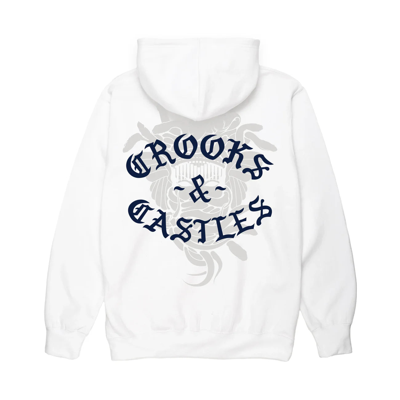 Crooks and castles grey hoodie hotsell