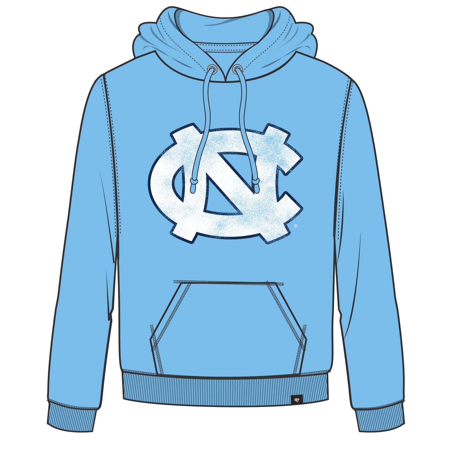 North Carolina Tarheels Hoodie - Imprint Headline