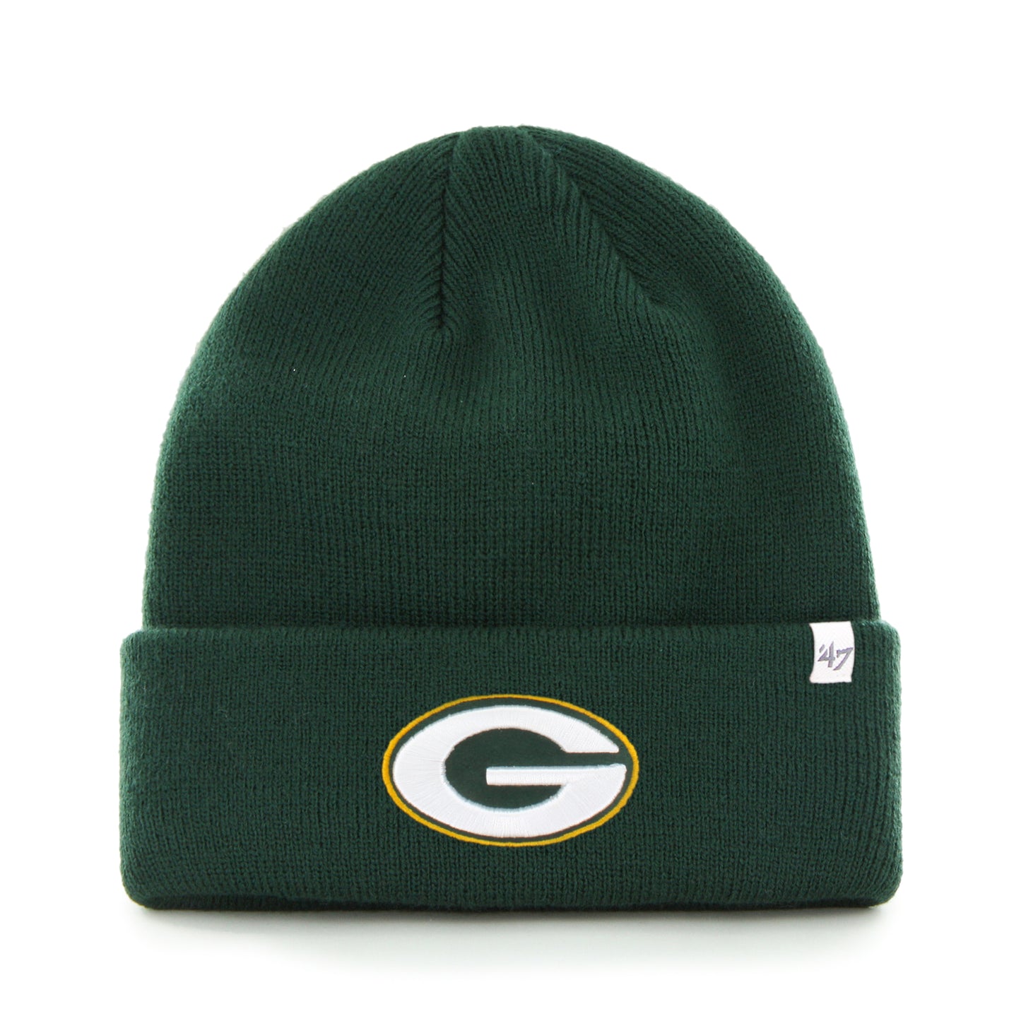 Green Bay Packers Beanie - Raised Cuff 47 Brand