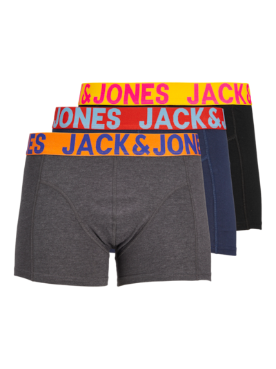 JACCRAZY SOLID TRUNKS 3 PACK NOOS