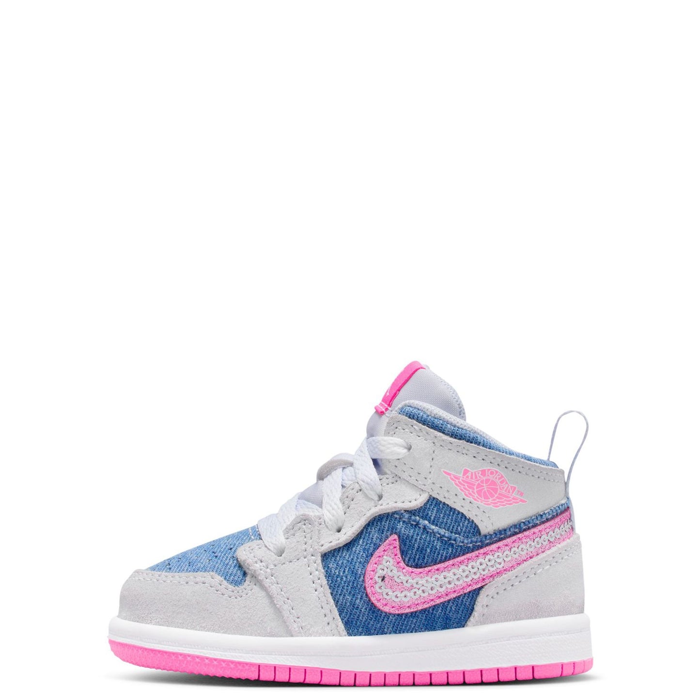 Jordan 1 Mid SE (TD) - Cobalt Bliss/Pink Glow-White