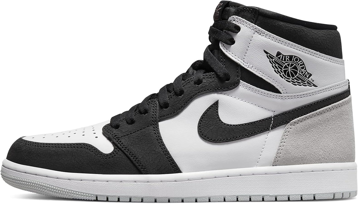 Air Jordan 1 Retro High OG - Black/LT Smoke Grey-White