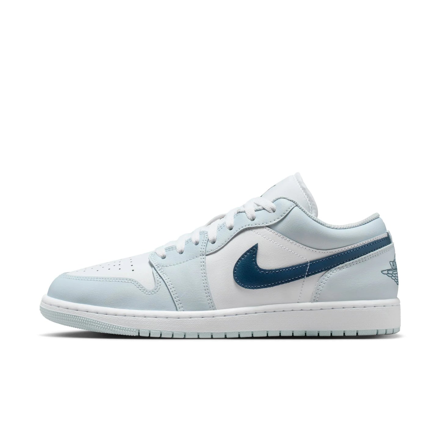 Air Jordan 1 Low - Aura/Squadron Blue-White