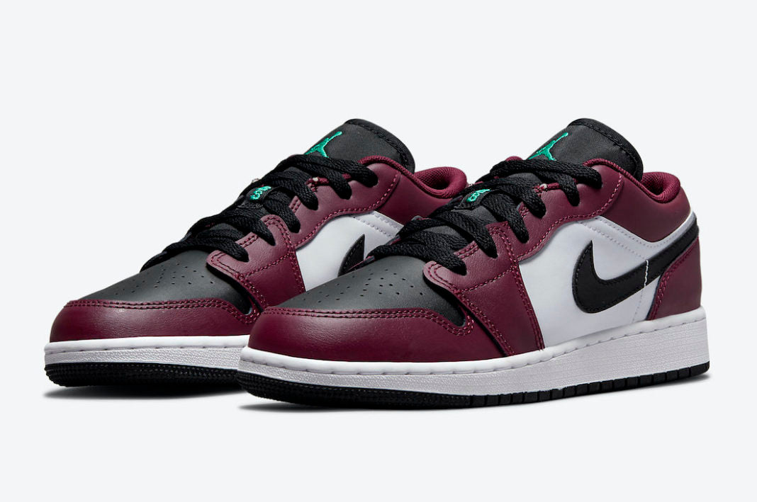 Jordan 1 Low SE (GS) - Dark Beetroot/Black-Roma Green