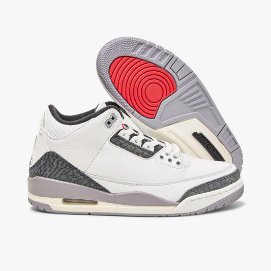 Jordan 3 Retro - Summit White/Fire Red
