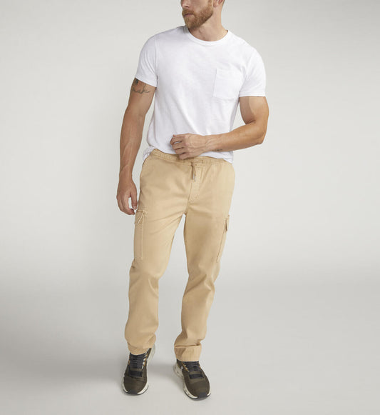 Pull-On Cargo Pant - Silver Jeans