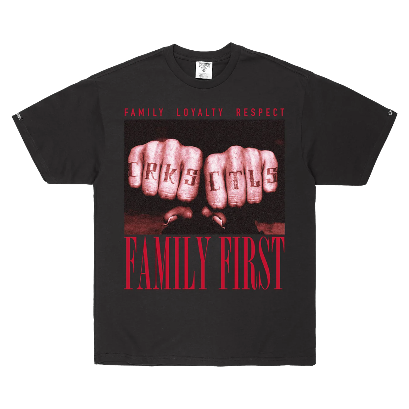 Family First Tee - Crooks & Castles