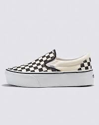 Vans Classic Slip-O - (Checkerboard) Black/White - 2.5uY