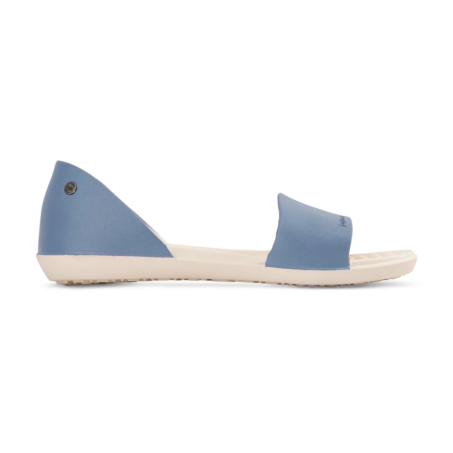 Joybees Friday Flat - Graphic Dusty Blue/Bone