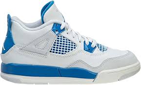 Jordan 4 Retro (PS/GS) - Military Blue