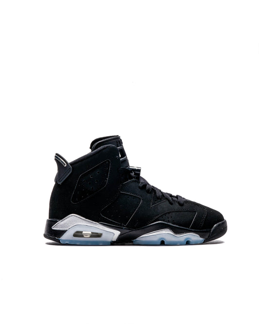Air Jordan 6 Retro (GS) - Black/Metallic Silver-Black