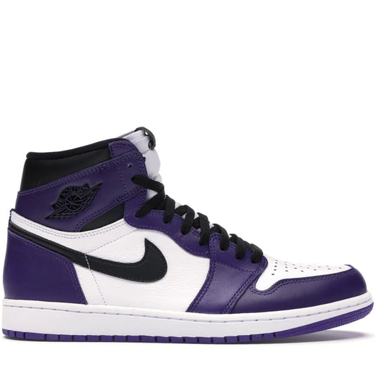 **LIKE NEW** **NO BOX** Jordan 1 High - Court Purple/White