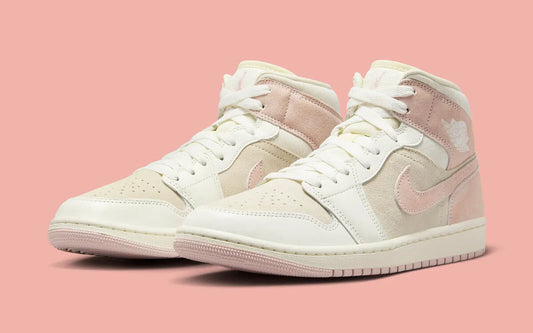 WMNS Air Jordan 1 Mid SE - Coconut Milk/Legend Pink - Sail