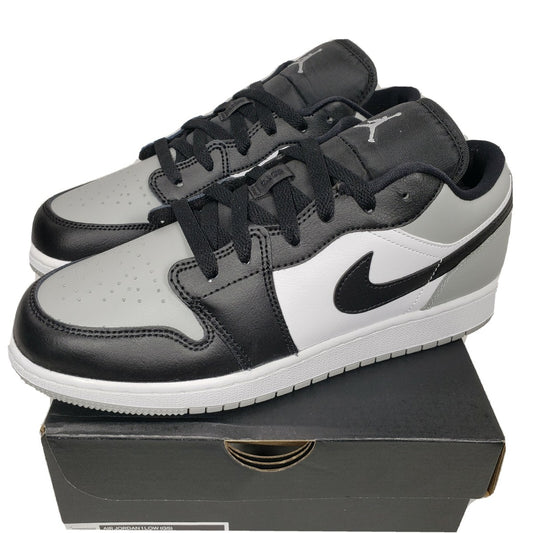 Air Jordan 1 Low (GS) - Black/Black-LT Smoke Grey