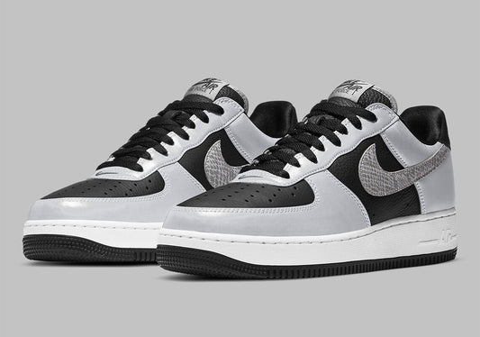 Air Force 1 B - Black/Black-Silver