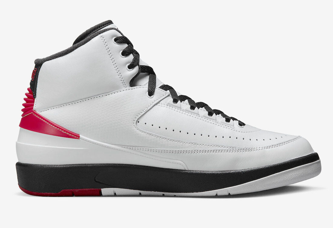 W Air Jordan 2 Retro - White/Varsity Red - 6.5W/5Y